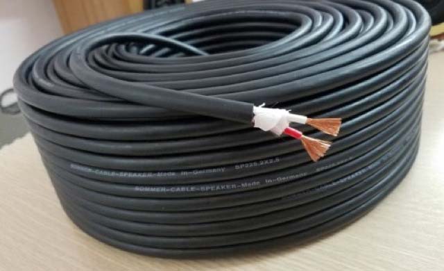 Dây loa chống nhiễu Sommer 2x1,5