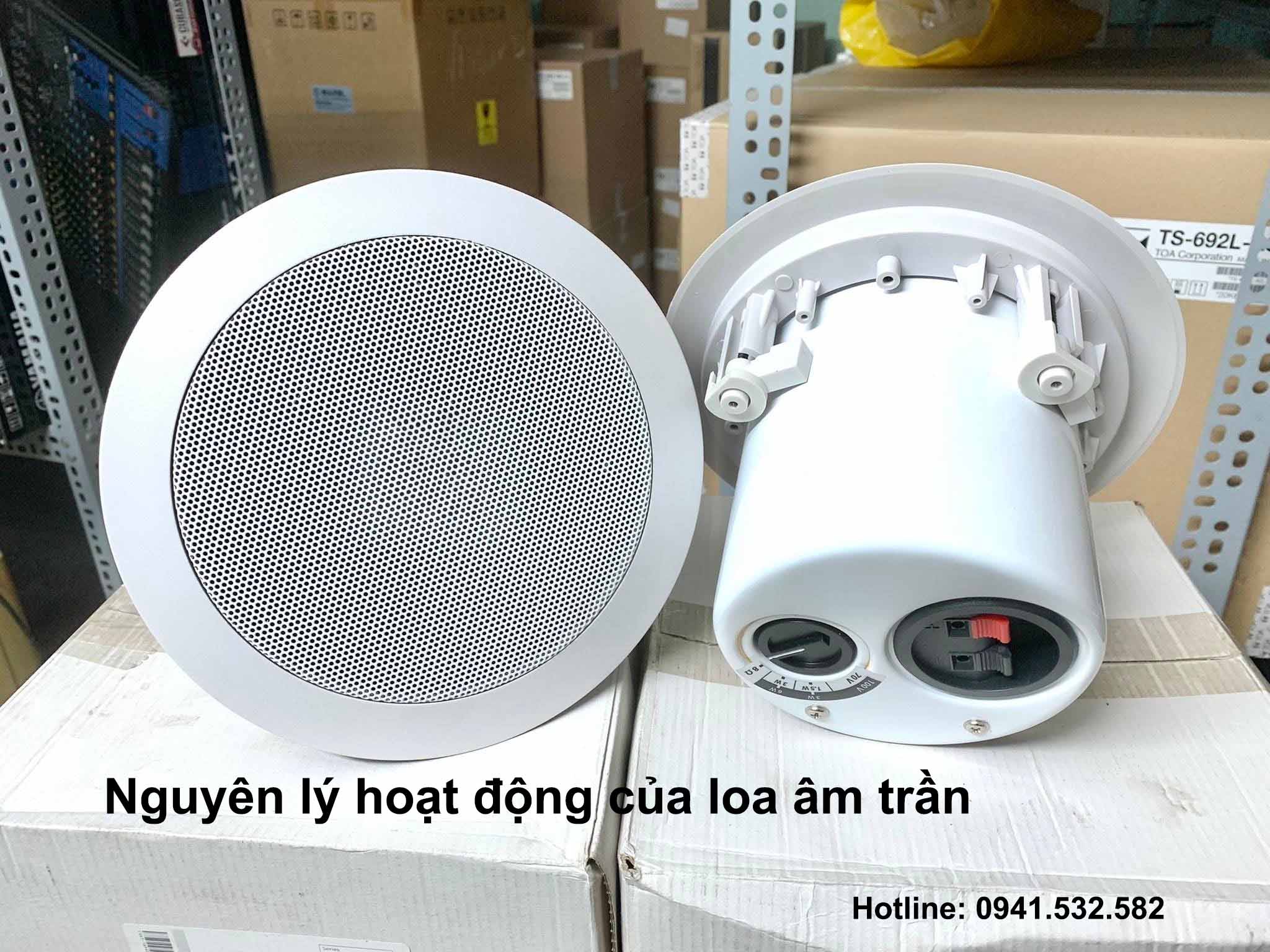 Nguyên lý hoạt động của loa âm trần