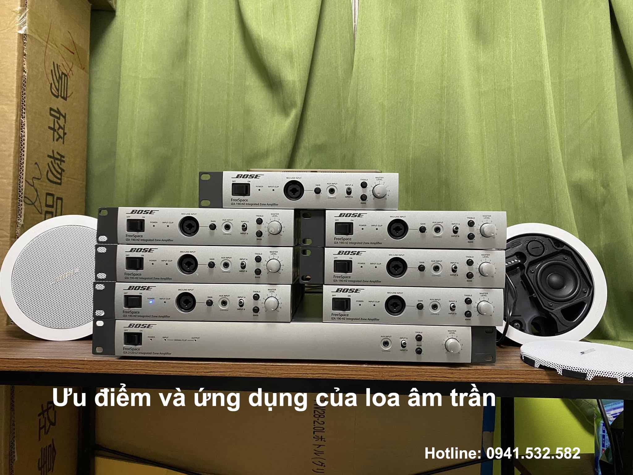 Ưu điểm và ứng dụng của loa âm trần