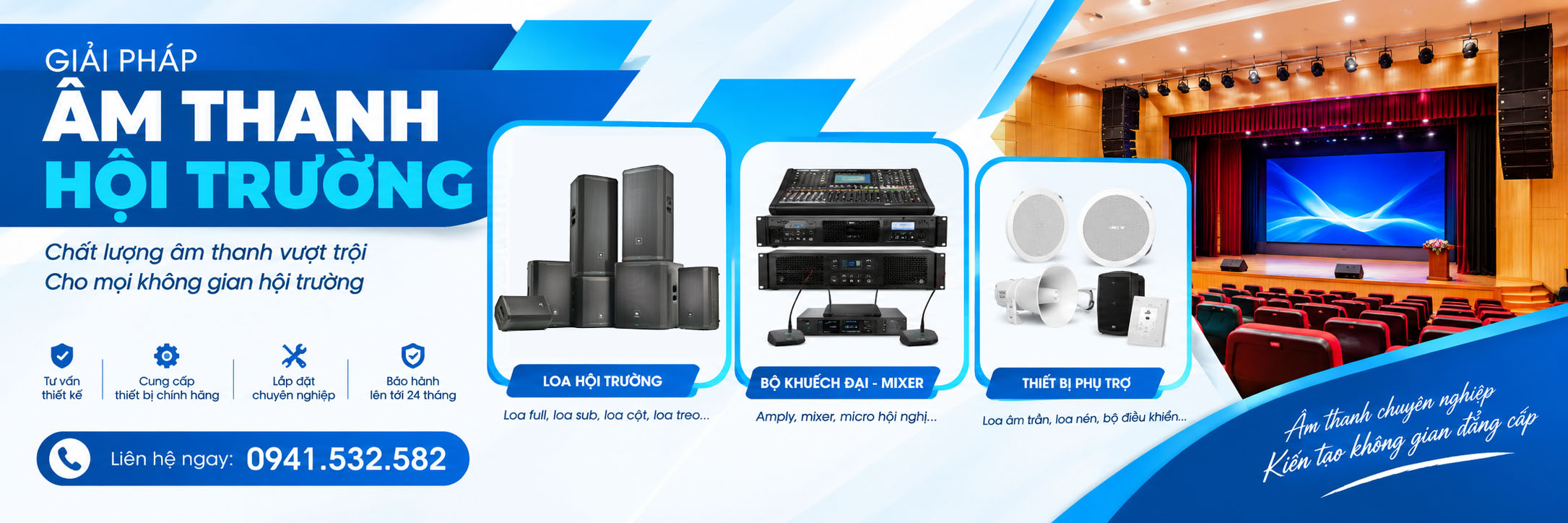 Giải pháp âm thanh hội trường